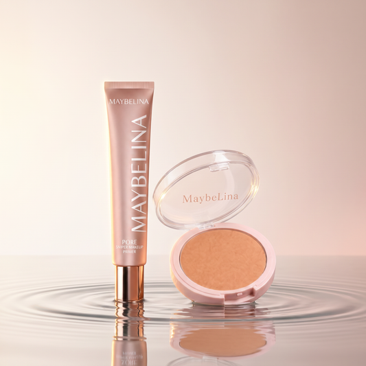 Duo Base de Teint Lissante + Poudre Fixante — Longue Tenue